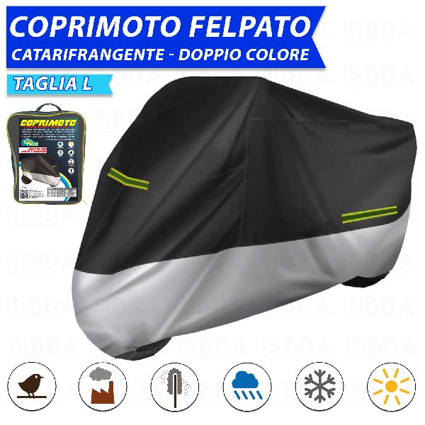 TELO COPRIMOTO COPRIMOTO CATARIFRANGENTE FELPATO IMPERMEABILE (L) DOUBLE COLOR