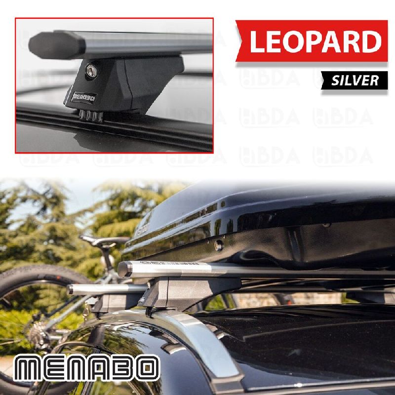 Barre Portatutto Menabo Per Peugeot 2008 (dal 2020) Con Rails Integrati - Alluminio 120 Cm, Antifurto, 75 Kg - 5