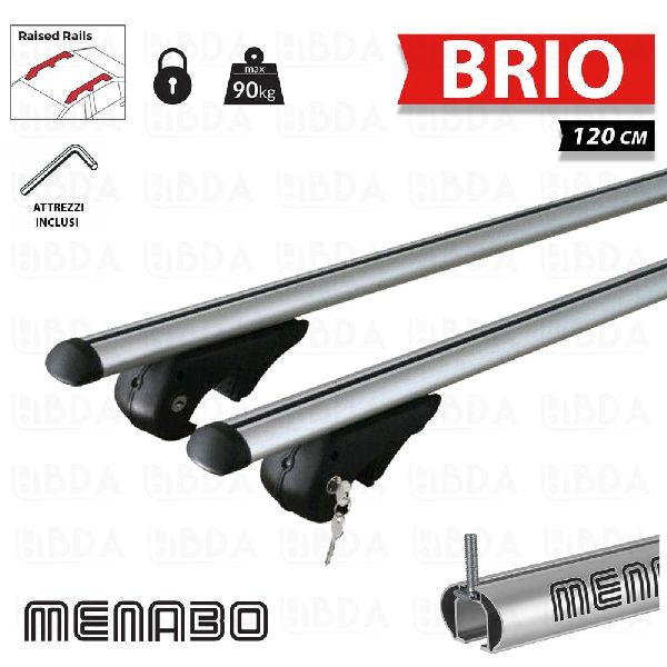 BARRE DA TETTO PORTATUTTO PER ALFA ROMEO 156 CROSSWAGON DAL 2004 AL 2007 ANTIFURT